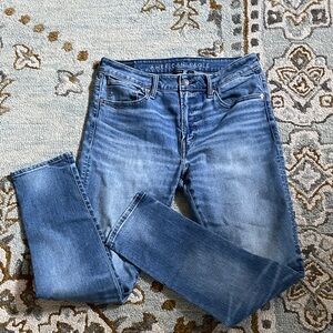 American Eagle Outfitters Men's Classic Blue Slim Jeans